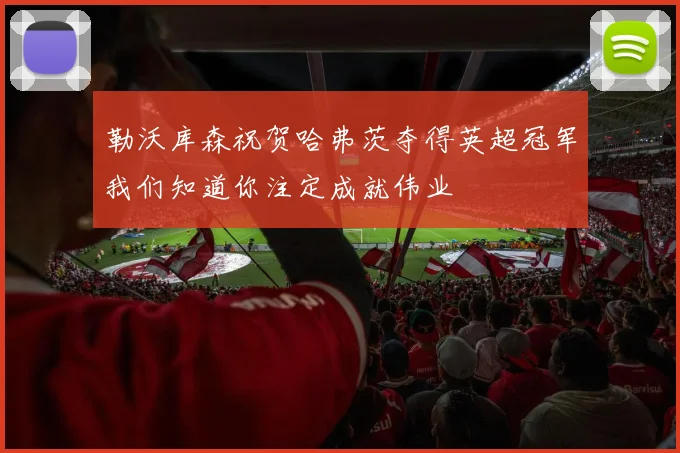 勒沃库森祝贺哈弗茨夺得英超冠军我们知道你注定成就伟业